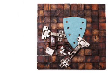 Items of furniture on a white background