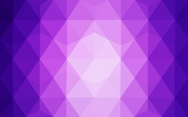 Obraz premium Multicolor purple, pink polygonal design pattern, which consist of triangles and gradient in origami style.
