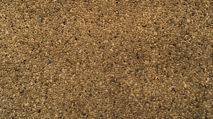 background of sand and small gravel stone texture.