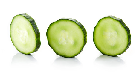 fresh cucumber slices