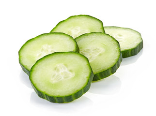 fresh cucumber slices