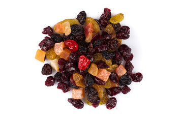 Mix variety of dried fruit