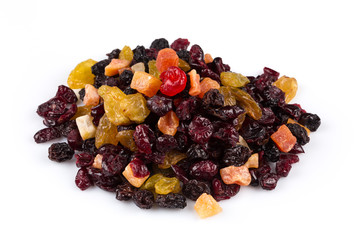 Mix variety of dried fruit
