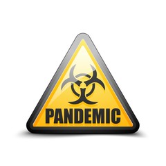 Obraz premium Pandemic Danger sign