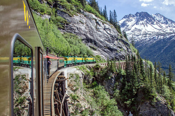 White Pass & Yukon Route Railroad - obrazy, fototapety, plakaty