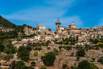 Fototapeta premium Beautiful view of the small town Valldemossa