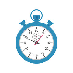 Blue stopwatch