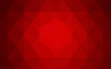 Fototapeta premium Dark red polygonal design pattern, which consist of triangles and gradient in origami style.