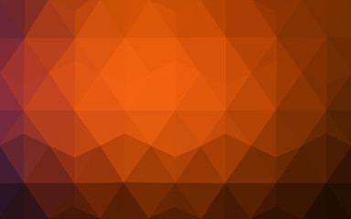 Dark red polygonal design pattern, which consist of triangles and gradient in origami style.