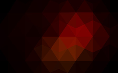 Fototapeta premium Dark red polygonal design pattern, which consist of triangles and gradient in origami style.