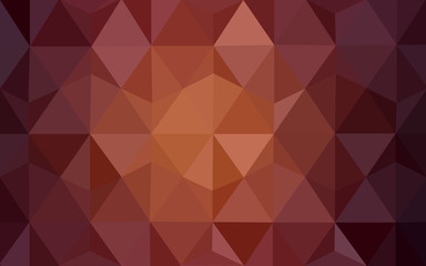 Fototapeta premium Dark red polygonal design pattern, which consist of triangles and gradient in origami style.