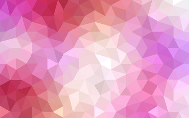 Multicolor dark red, yellow, orange polygonal design pattern, which consist of triangles and gradient in origami style.