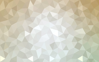 Brown polygonal design pattern, which consist of triangles and gradient in origami style.