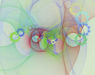 Abstract fractal image