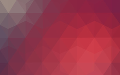 Obraz premium Multicolor pink, red, orange polygonal design pattern, which consist of triangles and gradient in origami style.