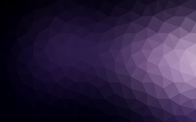 Obraz premium Dark purple polygonal design pattern, which consist of triangles and gradient in origami style.