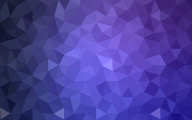 Dark purple polygonal design pattern, which consist of triangles and gradient in origami style.
