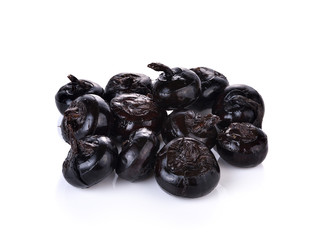  water-chestnut or water-nut on white background