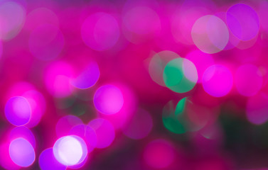 Pink bokeh background.