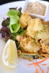 fried shrimp tempura