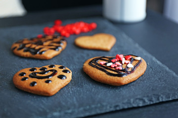 Cookies decorating process