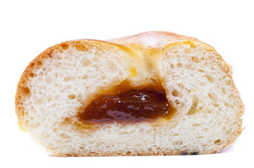 Bun with jam