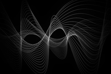 white line smooth wave