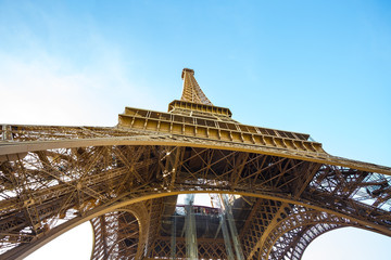 The Eiffel tower in Paris, France