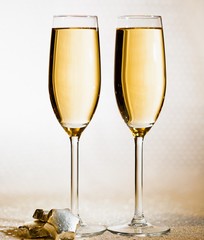 Drink. two glasses white wine!