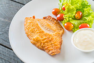 fried fish steak