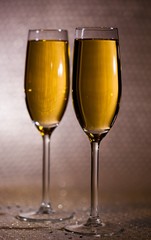 Drink. two glasses white wine!