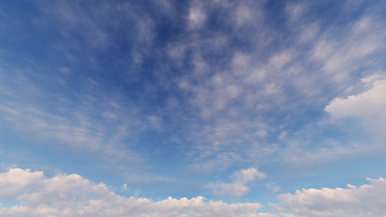 Cloudy blue sky abstract background, 3d illustration