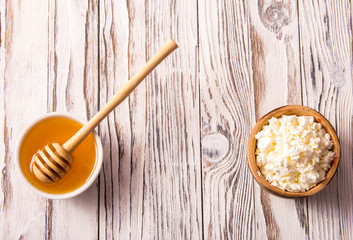 cottage cheese with honey