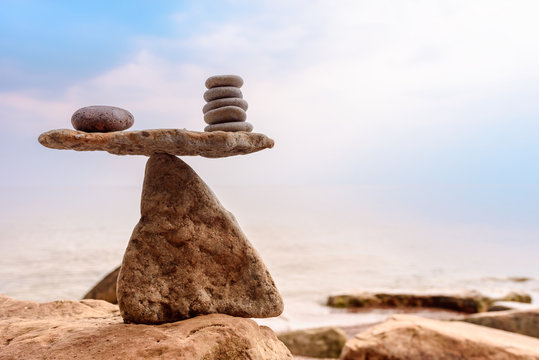Perfect balance of stones
