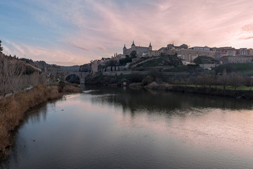 Fototapeta na wymiar Sunset on Toledo, Spain