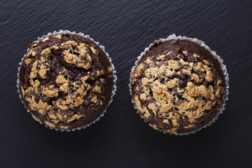 the chocolate muffin