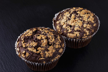 the chocolate muffin