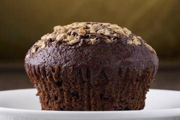 the chocolate muffin