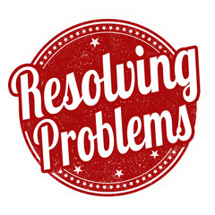 Resolving problems stamp