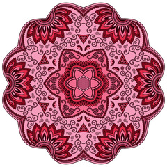 Vector color mandala.
