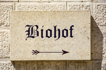 Schild 88 - Biohof