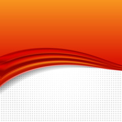 Abstract Colored Wave Background. Vector Illustration. 