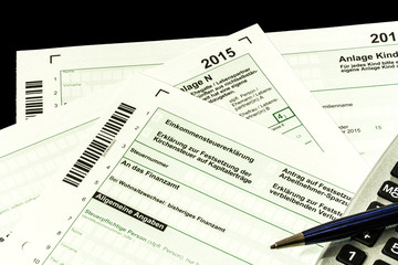 Obraz premium Steuererklärung