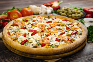 Pizza Spinach and feta