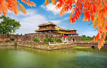 Entrance of Citadel, Hue, Vietnam. - 103971525