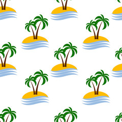 Obraz premium seamless palm pattern