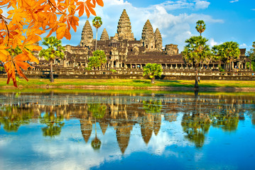 Angkor Wat, Siem reap, Cambodia. - obrazy, fototapety, plakaty