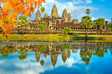 Naklejka premium Angkor Wat, Siem reap, Cambodia.