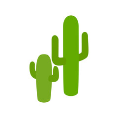 Cactus icon, isometric 3d style