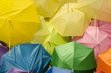 umbrella color tone yellow